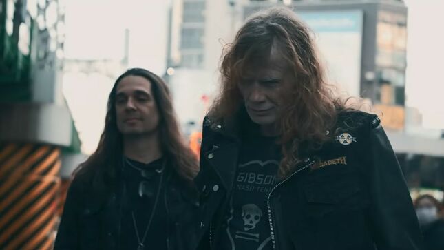 MEGADETH Arrives In Japan; Video 