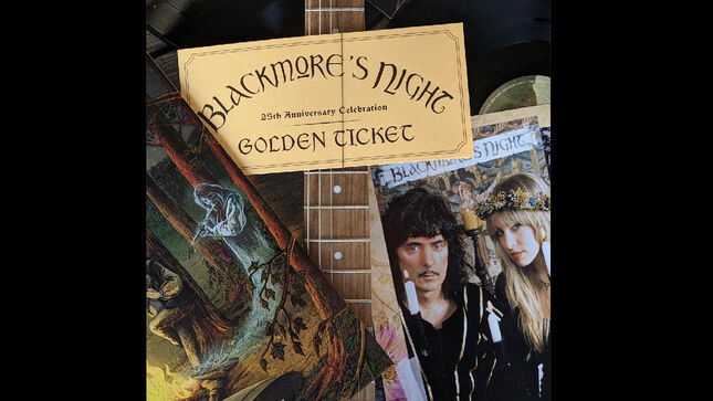 BLACKMORE'S NIGHT Launch Contest To Win One Of Two Signed Original Fender RITCHIE BLACKMORE Olympic White Stratocaster Guitars