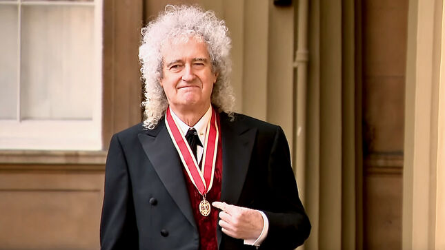 QUEEN Meets KING - Brian May Knighted By King Charles At Buckingham Palace; Video, Photos