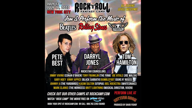 Members Of THE BEATLES, THE ROLLING STONES, AEROSMITH Enlisted For Upcoming Rock 'N' Roll Fantasy Camp