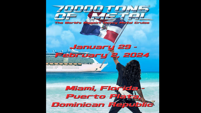 70000 Tons Of Metal Organizers Announce Dates, Destination, And Ship For 2024 Cruise