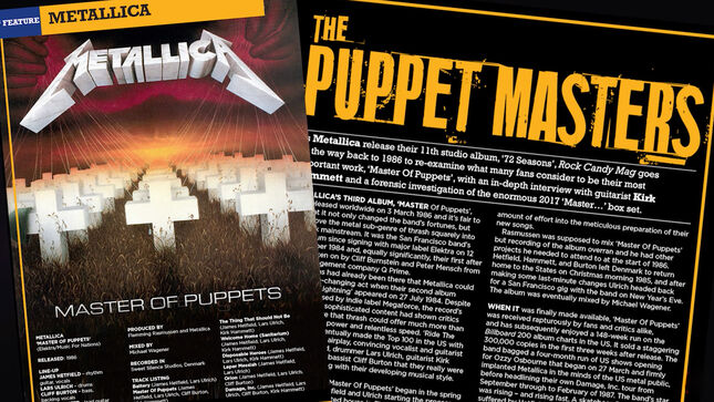 KIRK HAMMETT - "Master Of Puppets Is My Favourite METALLICA Album"