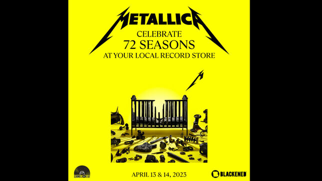 METALLICA - 72 Seasons Record Store Parties Announced