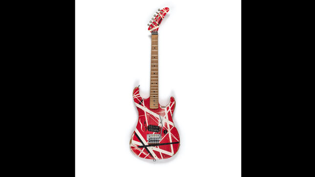 EDDIE VAN HALEN's “Hot For Teacher” Stage-Used And Filmed Guitar Fetches $1 Million More Than Expected At Auction