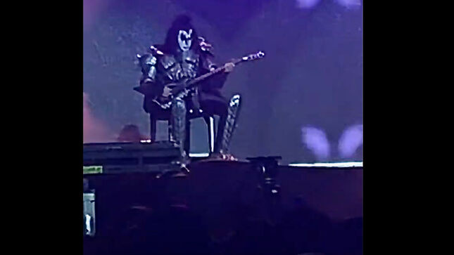 GENE SIMMONS Performs Part Of KISS' Manaus, Brazil Concert Seated After Falling Ill; Video