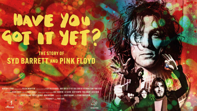 PINK FLOYD - DVD+Blu-Ray And Digital Format / TV On Demand Release Of "Have You Got It Yet? The Story Of Syd Barrett And Pink Floyd" Documentary Confirmed