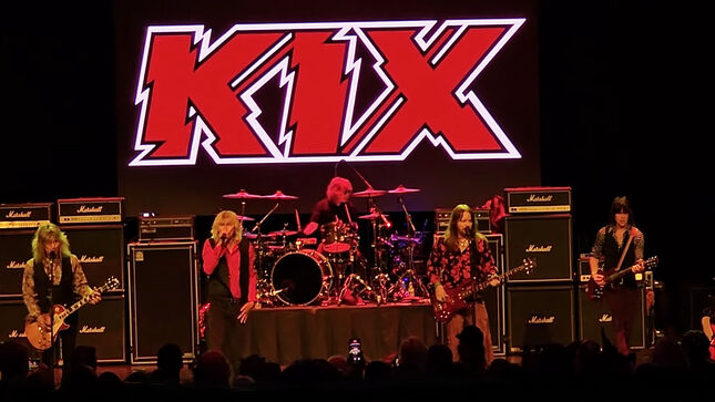 KIX Drummer JIMMY CHALFANT Rejoins Band Live For First Time Since November Stage Collapse; Video