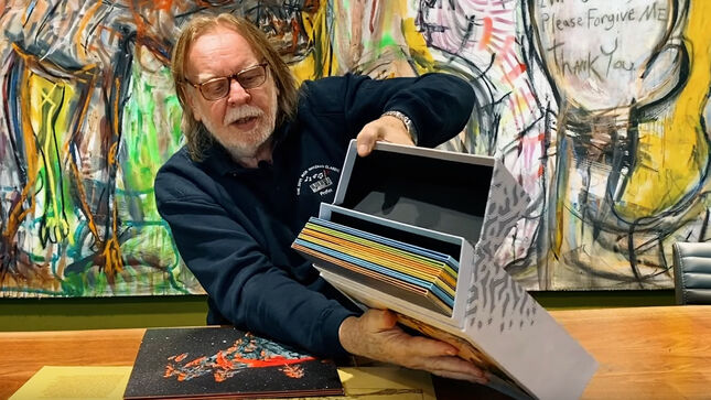 YES Keyboard Legend RICK WAKEMAN Unboxes Limited Edition "Progeny: Seven Shows From Seventy-Two" 21 LP Box Set; Video