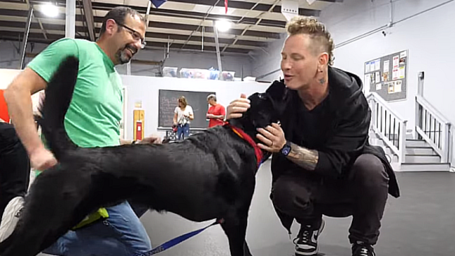 SLIPKNOT Frontman COREY TAYLOR Partners With Puppy Jake Foundation In Support Of Military Veterans; Video Report From Iowa Location Available
