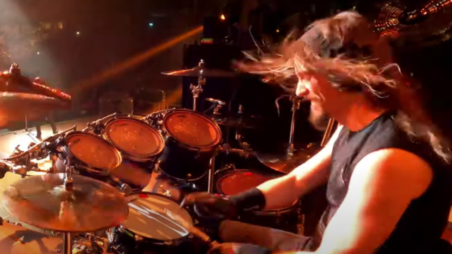 MEGADETH Drummer DIRK VERBEUREN Shares "Tornado Of Souls" Drum Cam Footage From Ottawa Show