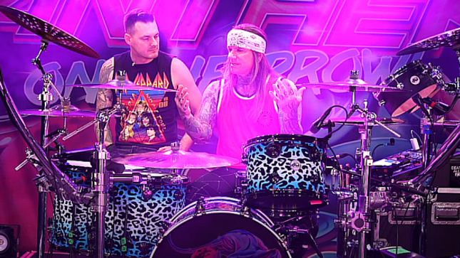 STEEL PANTHER's STIX ZADINIA Featured In Drum Rundown Showcase Video