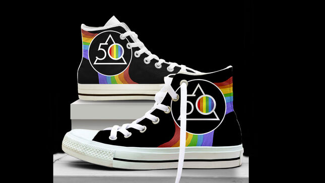 PINK FLOYD - The Dark Side Of The Moon 50th Anniversary High Top Canvas Shoes Available Now
