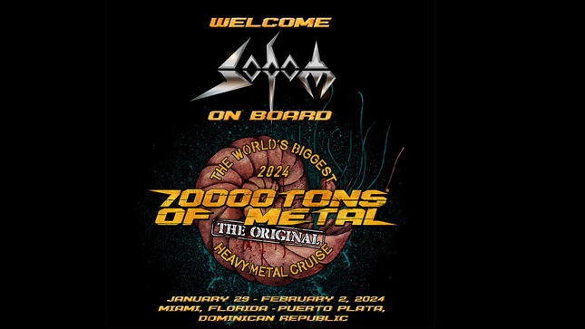 SODOM Added To Lineup For 70000 Tons Of Metal 2024