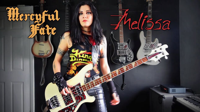 Bassist BECKY BALDWIN Performs Playthrough Of MERCYFUL FATE Classic 