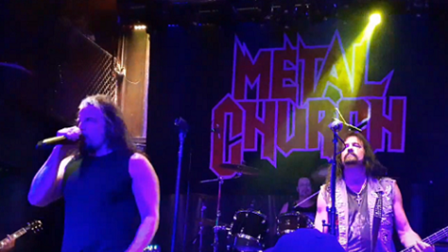 METAL CHURCH Performs First Show With New Singer MARC LOPES; Fan-Filmed Video