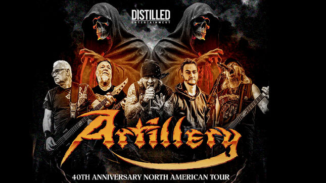 ARTILLERY Celebrates 40th Anniversary With North American Headlining Tour; Tickets On Sale Now