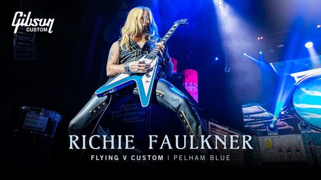 JUDAS PRIEST – RICHIE FAULKER Partners With Gibson To Create Flying V Custom; Now Available Worldwide 