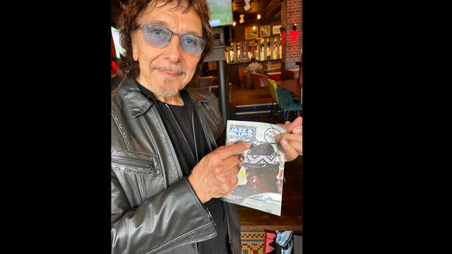BLACK SABBATH's TONY IOMMI Signs Programme To Support Jazz Festival; Auction Underway