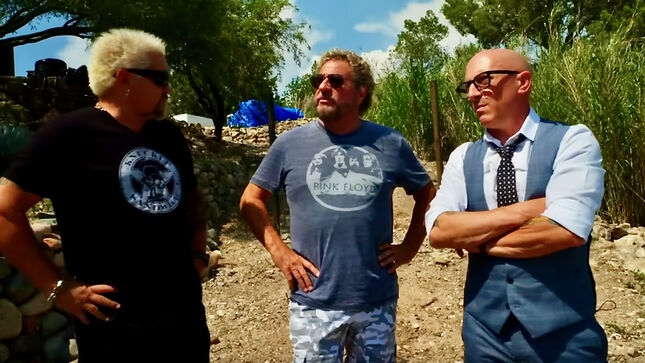 SAMMY HAGAR And GUY FIERI Tour MAYNARD JAMES KEENAN's Vineyard; Video