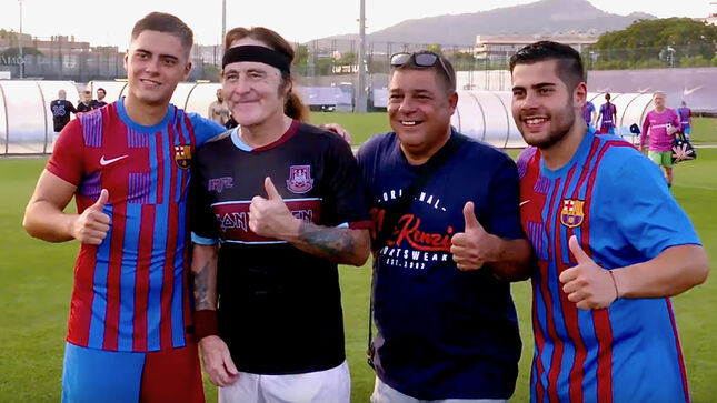 IRON MAIDEN Share Recap Video From Maiden FC's Victory Agains FC Barcelona