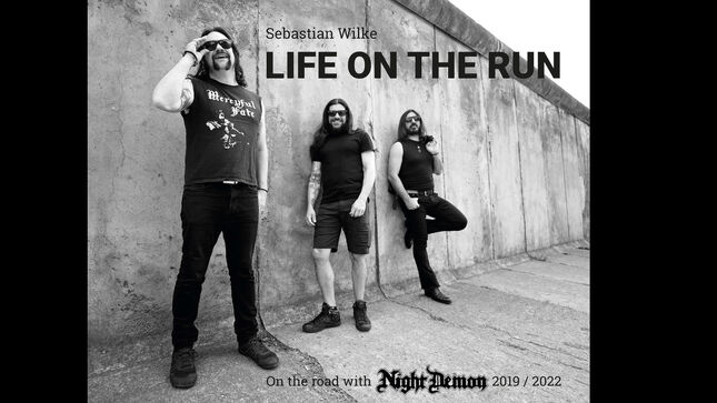 NIGHT DEMON - Life On The Run Hardcover Book Available For Pre-Order; Includes Over 200 Previously Unpublished Photos