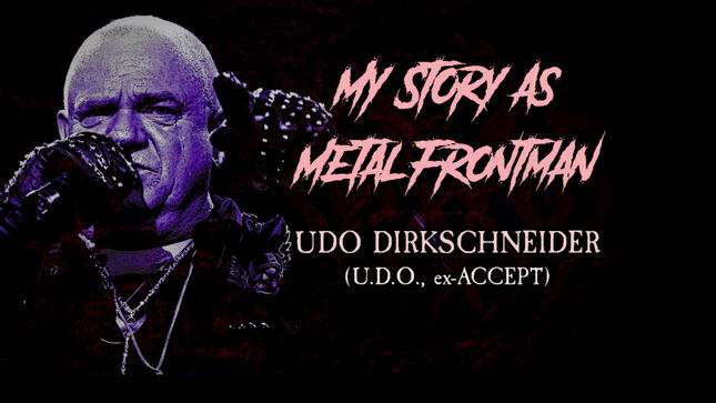 UDO DIRKSCHNEIDER - "My Story As A Metal Frontman"; Video