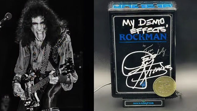 KISS’ GENE SIMMONS Auctioning Off Personal 80s Rockman Effect Box; Video