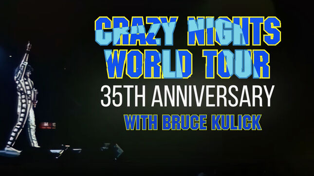 BRUCE KULICK Celebrates 35th Anniversary Of KISS' Crazy Nights World Tour - "1988 Was One Of My Most Exciting Touring Years With The Band"; Video