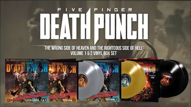 FIVE FINGER DEATH PUNCH Announces Wrong Side Of Heaven 10th Anniversary Vinyl Box Set