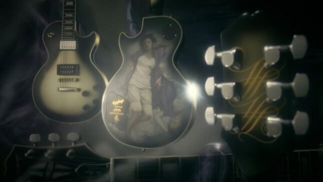 TOOL Guitarist ADAM JONES Unveils "Sensation" Epiphone Les Paul Featuring KORIN FAUGHT Artwork