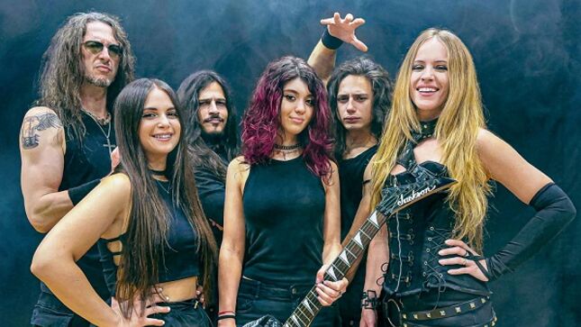 FROZEN CROWN Add Third Guitarist ALESSIA LANZONE - "We Want To Sound As Live As Possible"