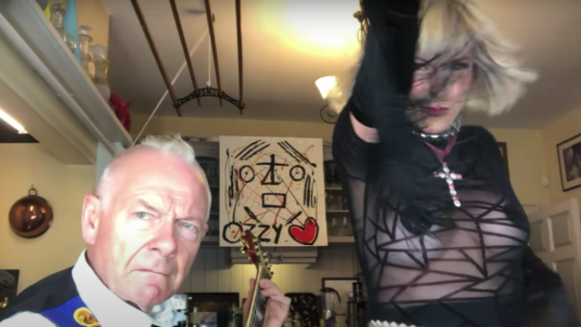 ROBERT FRIPP & TOYAH Perform OZZY OSBOURNE Classic "Crazy Train" For Sunday Lunch (Video)