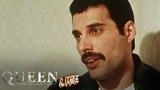 FREDDIE MERCURY Reveals Why Visual Theatrics Are Such A Vital Part Of Any QUEEN Show In Latest Episode Of "The Greatest Live"; Video