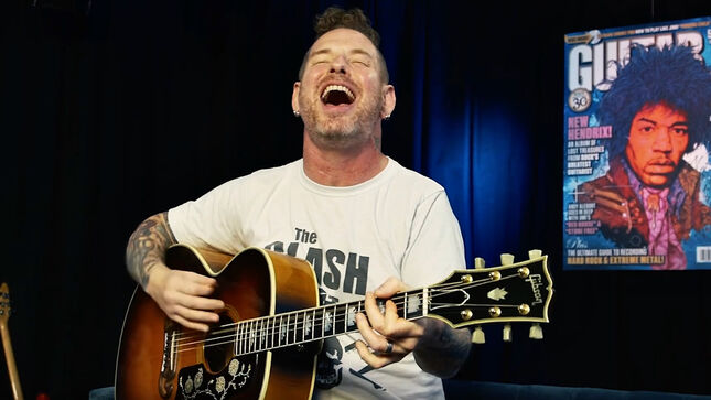 COREY TAYLOR Performs "Breath Of Fresh Smoke" Live And Unplugged At Guitar World Studios; Video