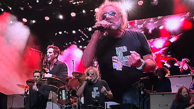 SAMMY HAGAR Performs VAN HALEN's "Why Can't This Be Love" With THE KILLERS At Ohana Fest 2023; Fan-Filmed Video Streaming.