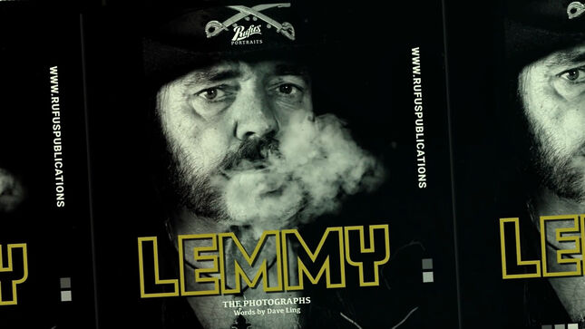 MOTÖRHEAD - Rufus Publications Announces "Portraits Of Lemmy" Book; Video Trailer Streaming