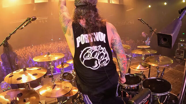 Watch MIKE PORNOY Perform THE WINERY DOGS' "Elevate" In Warsaw; Drum-Cam Video