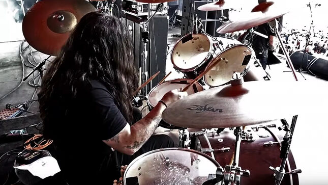 KRISIUN Release "Swords Into Flesh" Live Drum Playthrough Video From Brutal Assault 2023