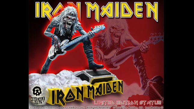 IRON MAIDEN - Fear Of The Dark Limited Edition KnuckleBonz 3D Vinyl Statue Available For Pre-Order