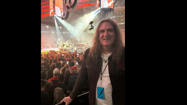 DAVID ELLEFSON Takes In METALLICA's "No Repeat Weekend" Shows In Detroit - "What A Great Way To Celebrate My Birthday!"