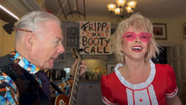 ROBERT FRIPP & TOYAH Cover BON JOVI Classic "You Give Love A Bad Name" In New Sunday Lunch Video