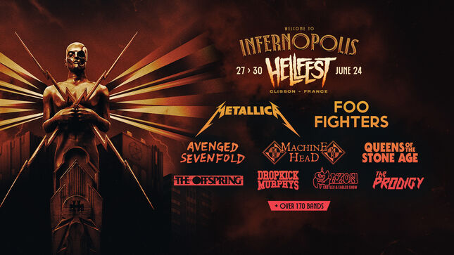METALLICA, SAXON, MACHINE HEAD, FOO FIGHTERS Among Latest Artists Confirmed For Hellfest 2024