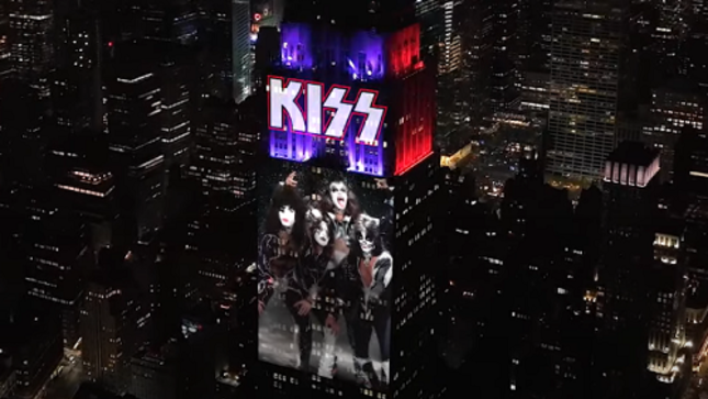 KISS Lights Up The Empire State Building In Honour Of Their Final Shows Ever; Video