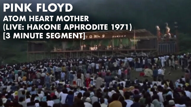 Watch PINK FLOYD Perform "Atom Heart Mother" At Hakone Aphrodite Festival 1971; Video