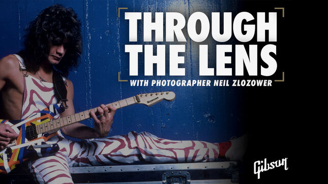 Photographer NEIL ZLOZOWER Shares EDDIE VAN HALEN Stories In New Episode Of Gibson TV's "Through The Lens"; Video