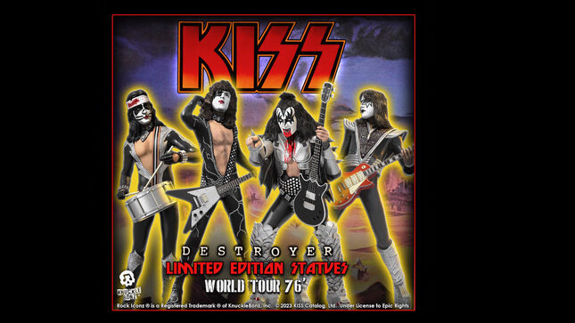 KISS - New Destroyer-Era KnuckleBonz Statues Available For Pre-Order