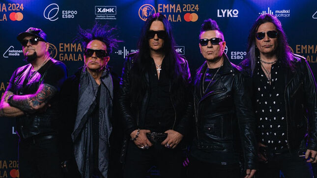 THE 69 EYES Announce "Death Of Darkness USA Tour 2024"; Band Nominated At Finnish Emma Gaala In "Best Rock" Category