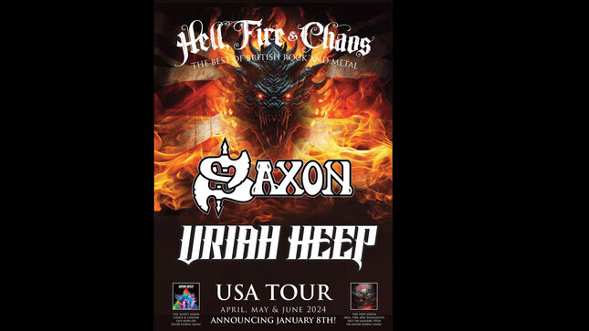 SAXON Announce 2024 US Tour With URIAH HEEP