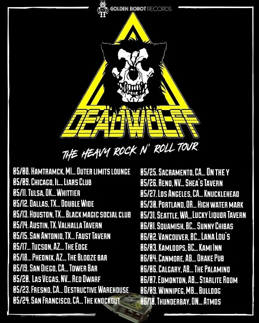 DEADWOLFF Update North American Tour Dates Supporting Debut Album
