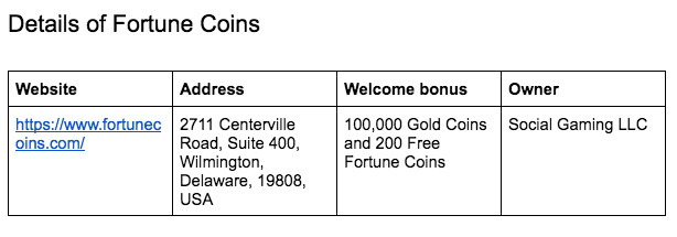 Fortune Coins Sweepstakes Promo Code 2023 Exclusive Bonus Codes